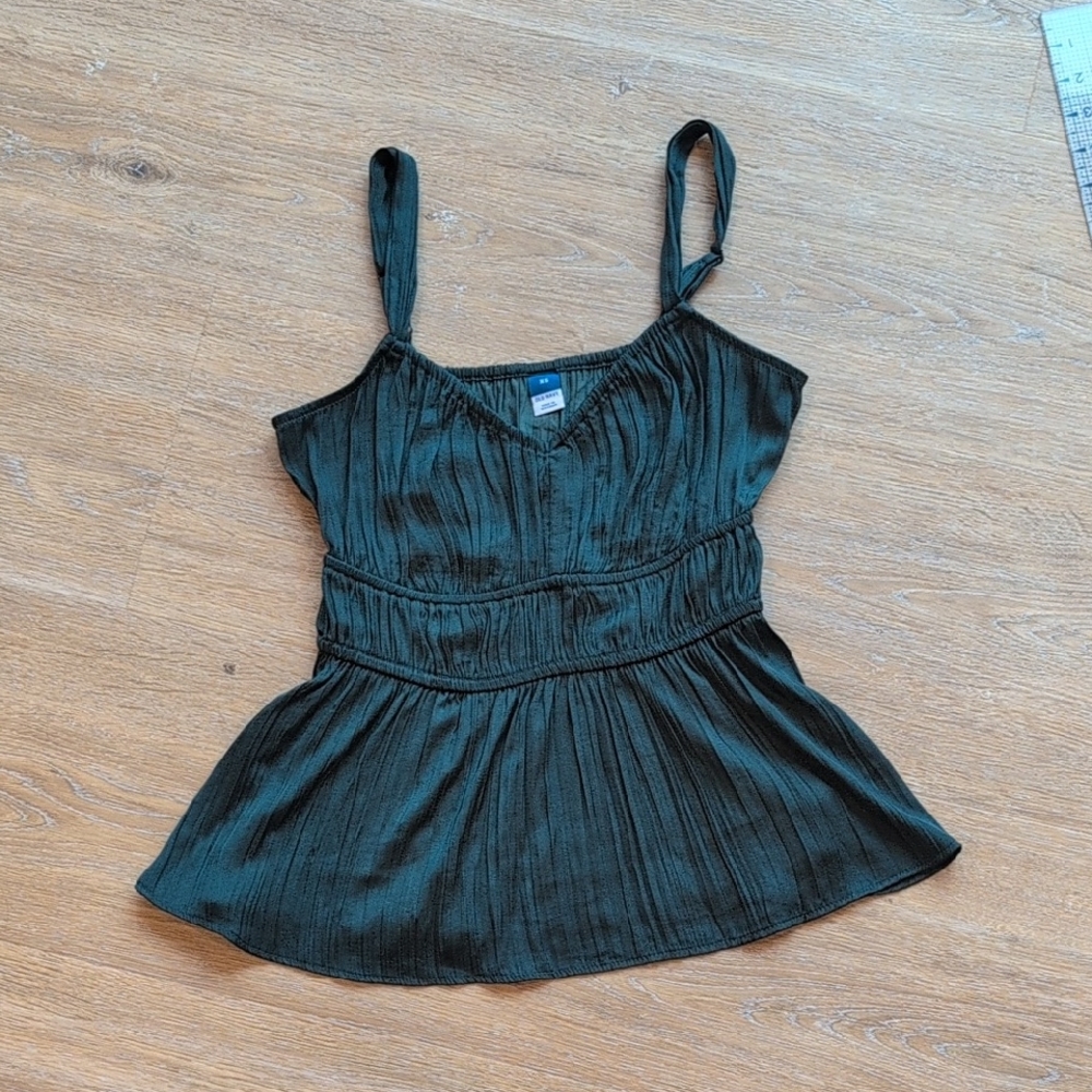 Waist Defined Flowy Satin Top XS